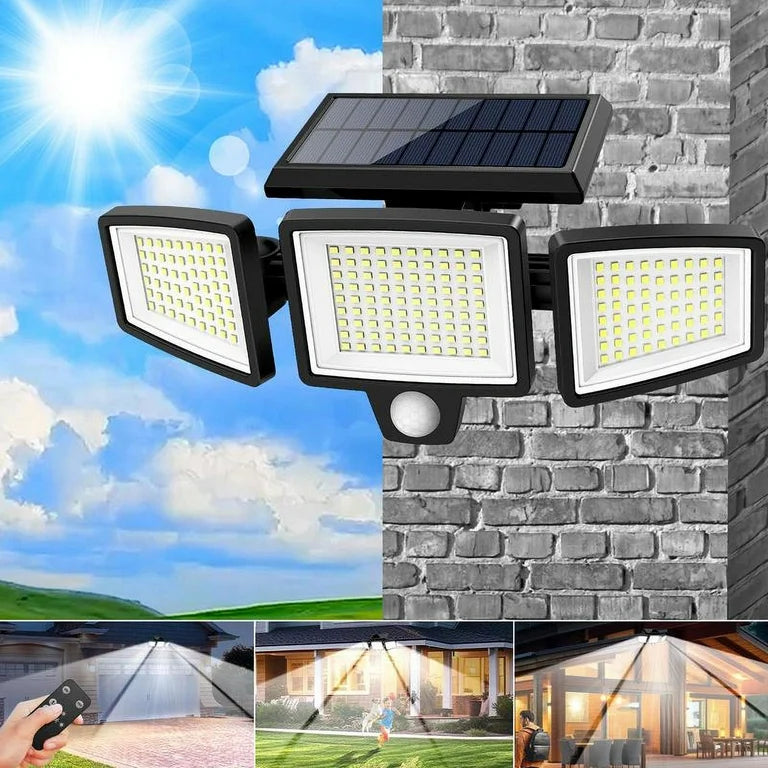 Reflector Con Panel Solar~ Luz Potente, Energia Gratis!